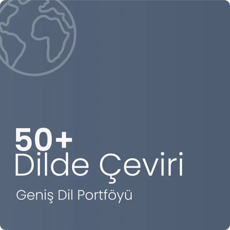 50 Dilde Çeviri
